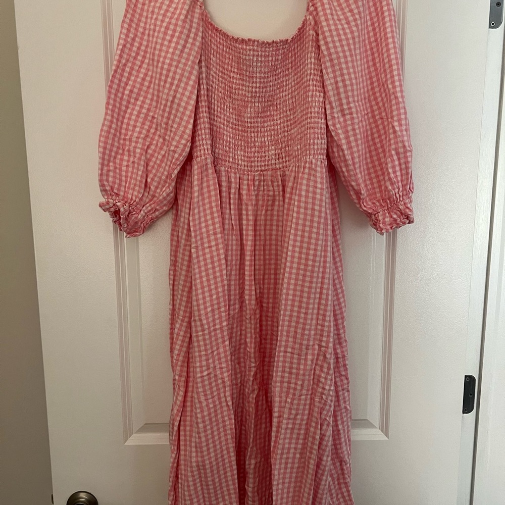 New Look Shirred Midi Dress